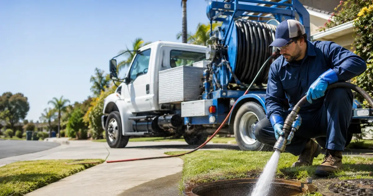 Hydro jet sewer cleaning Simi Valley