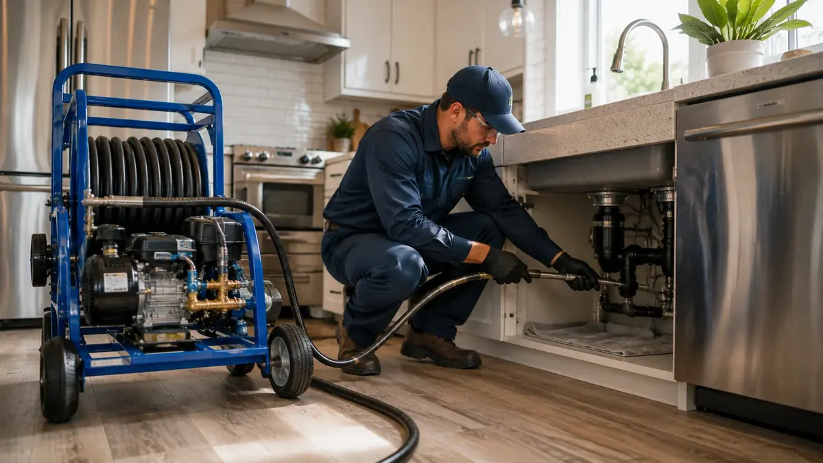 Kitchen Drain Hydro Jetting in Simi Valley