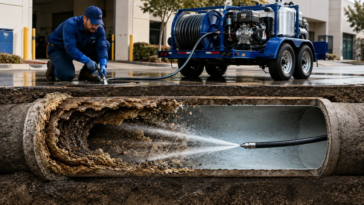 Sewer Pipe Descaling in Simi Valley